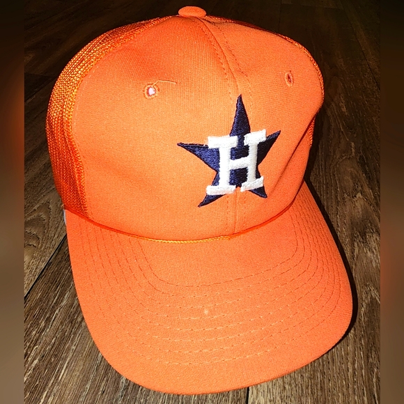Youngan Other - Vintage 80's 90's Houston Astros adjustable trucker hat bye Youngan